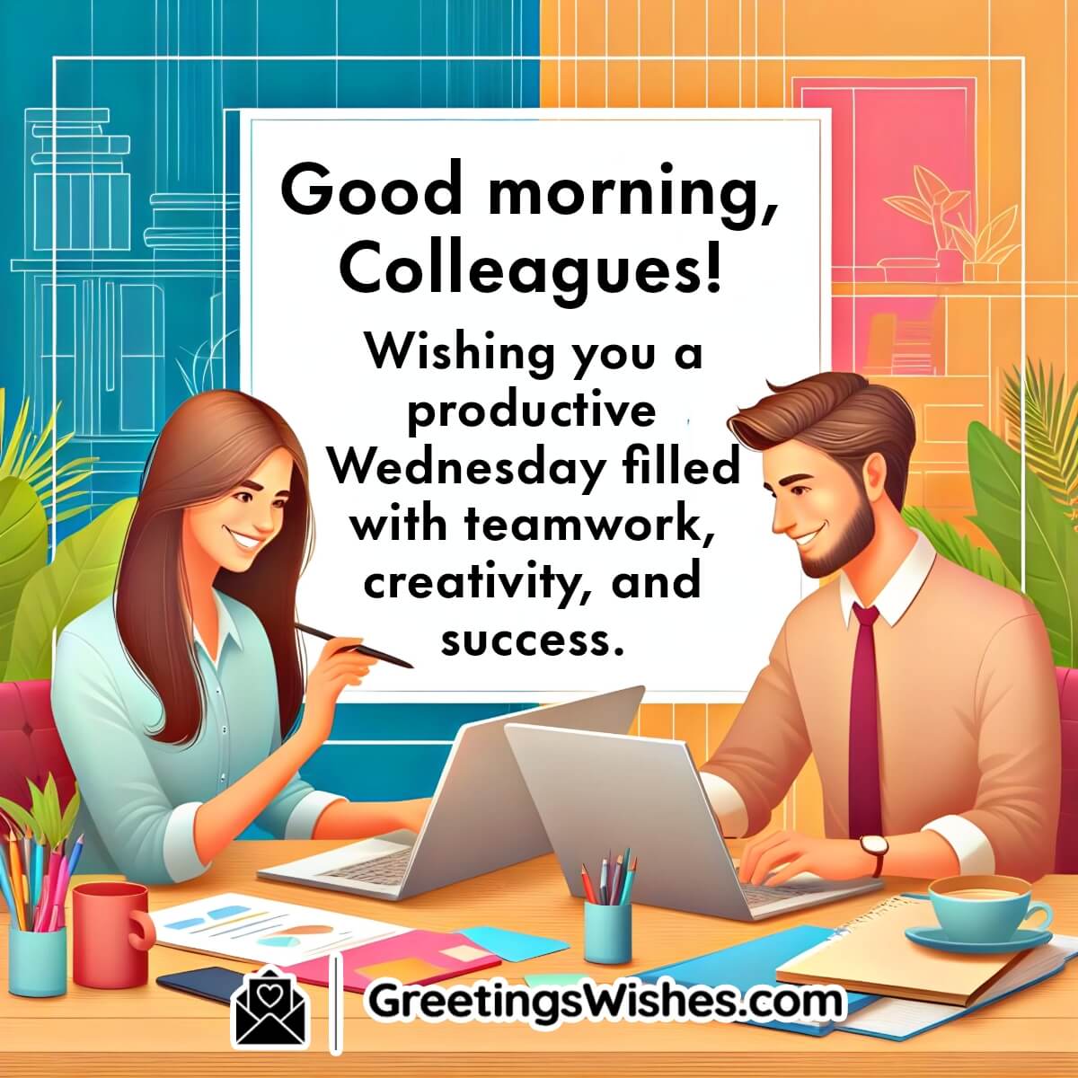 Wednesday Wishes For Colleagues