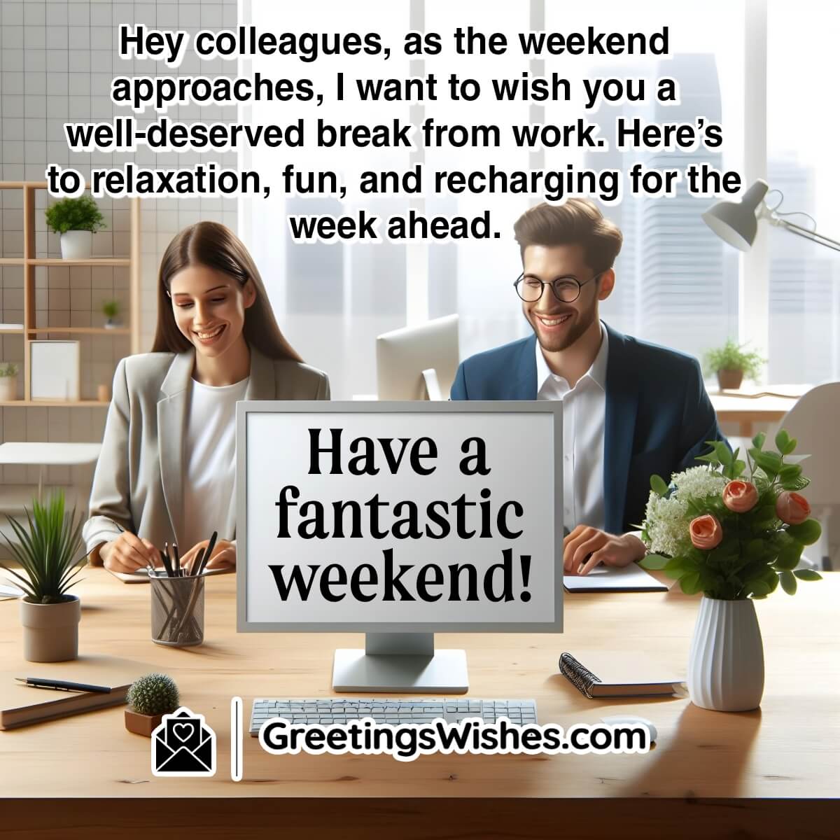 Weekend Wishes For Colleagues