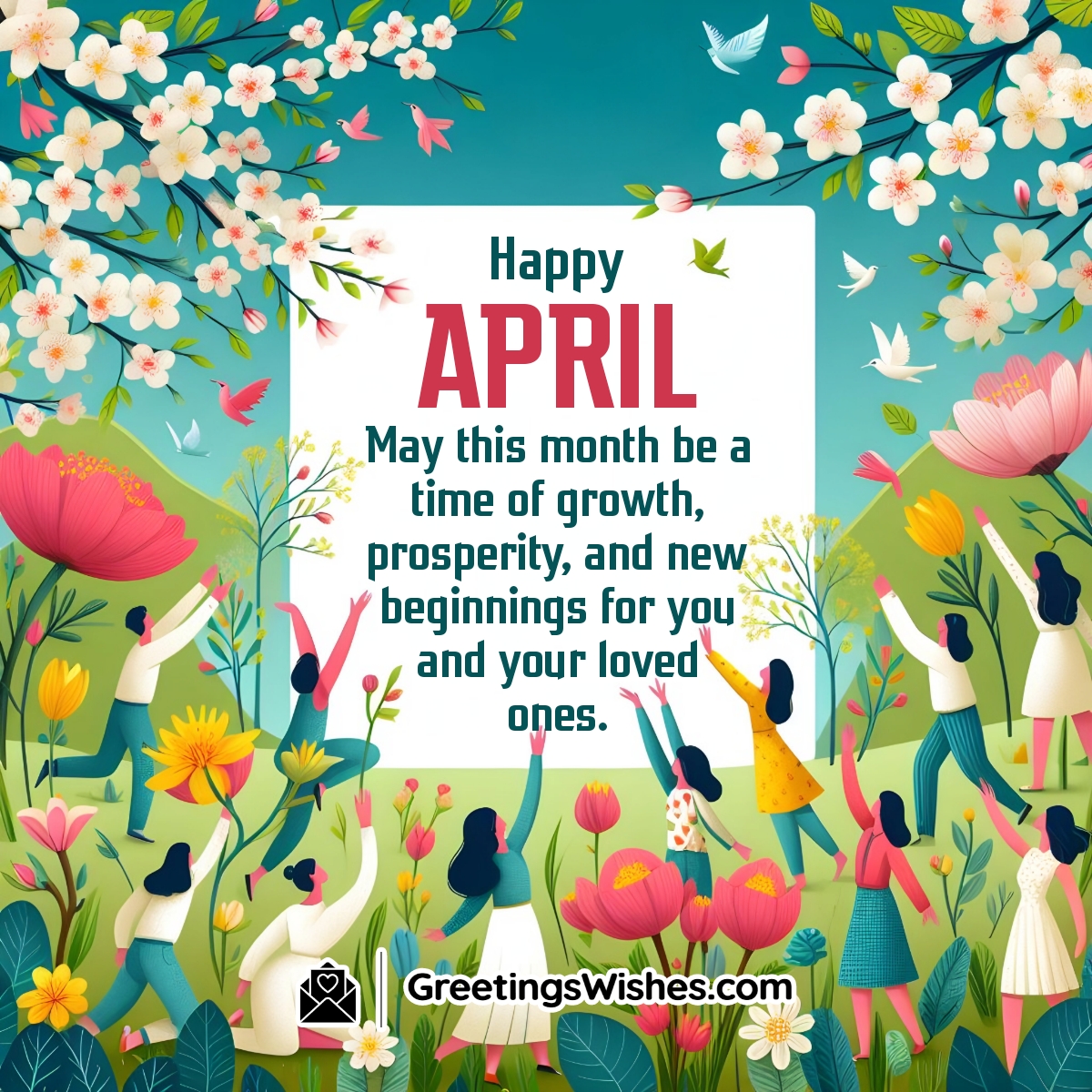 Happy April Month Wish