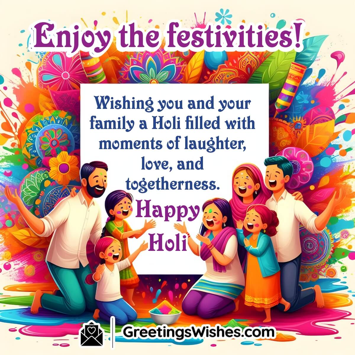 Happy Holi Message Pic