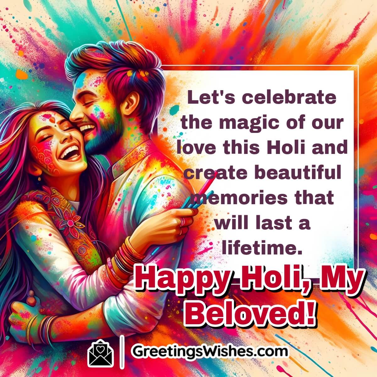 Happy Holi Wish For Love