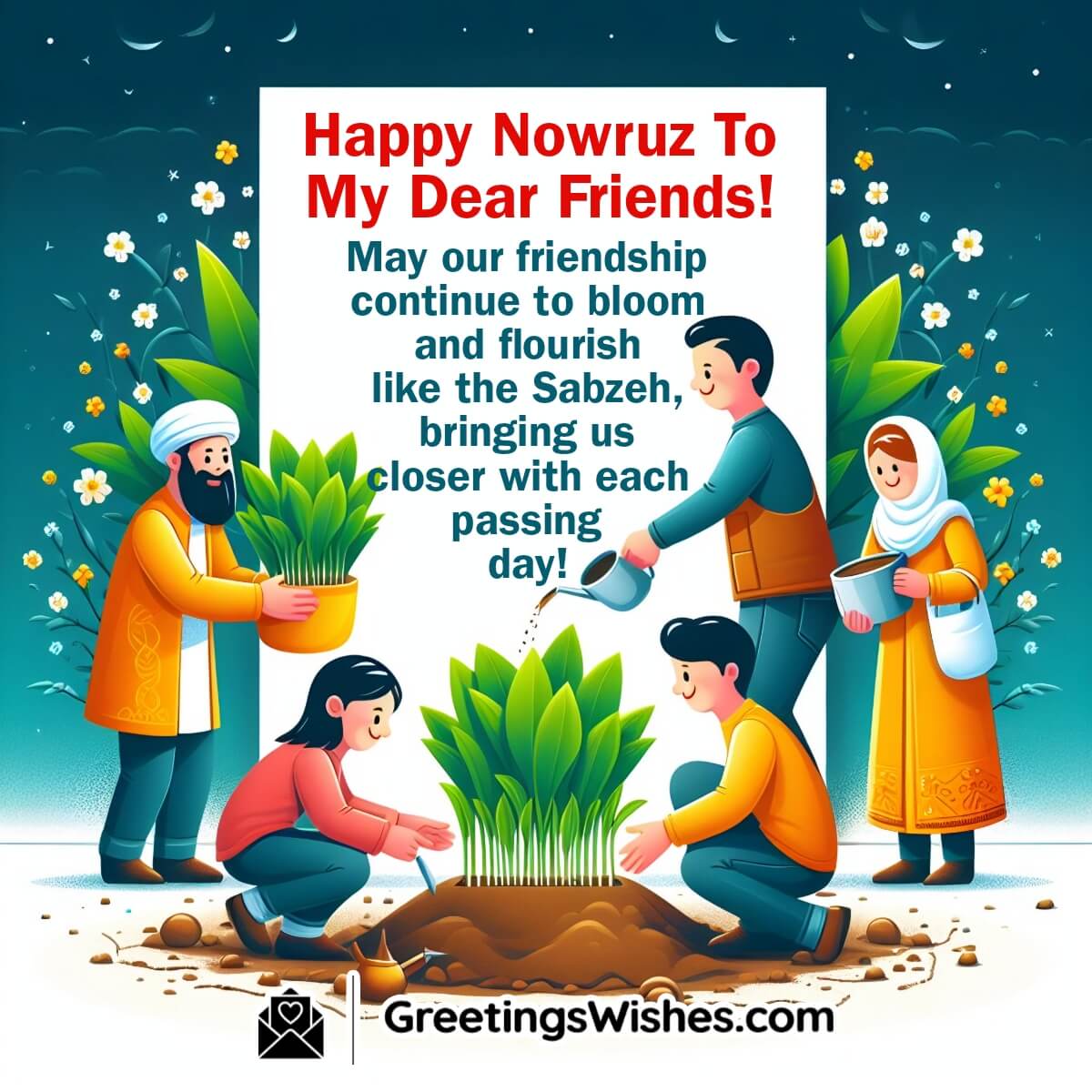 Happy Nowruz Wishes For Friends