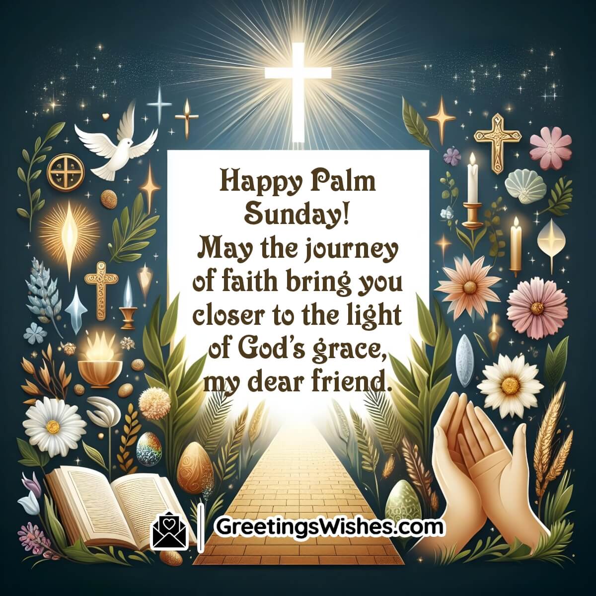 Happy Palm Sunday Wishes For Friend