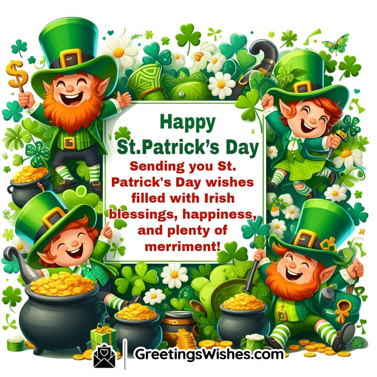 Happy St. Patrick’s Day Wishes Card