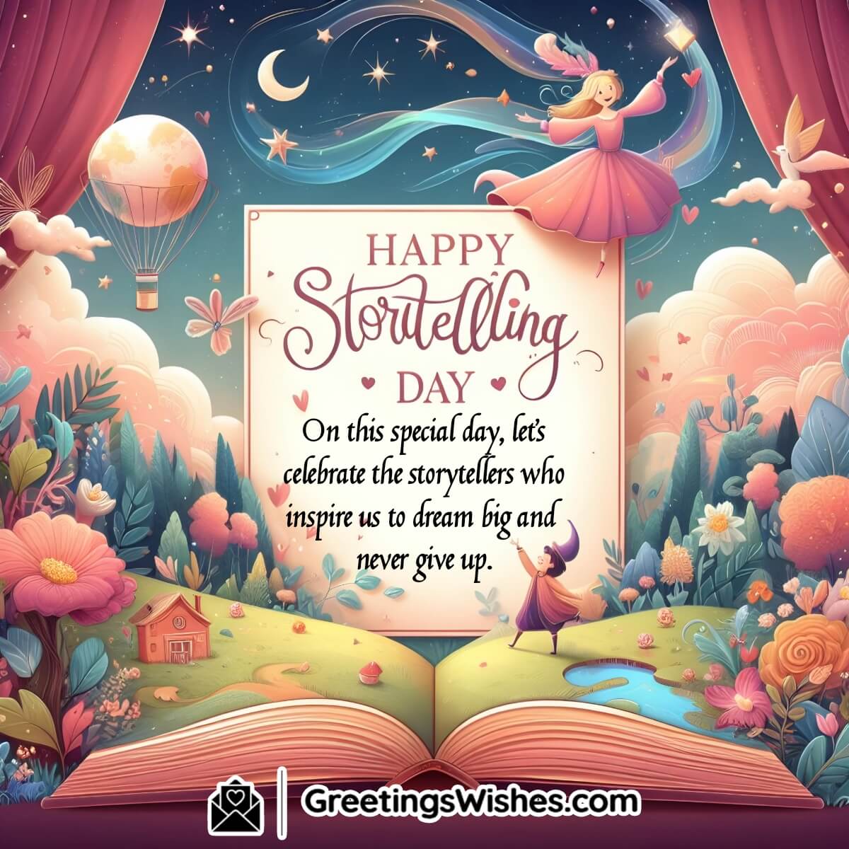 Happy Storytelling Day Message