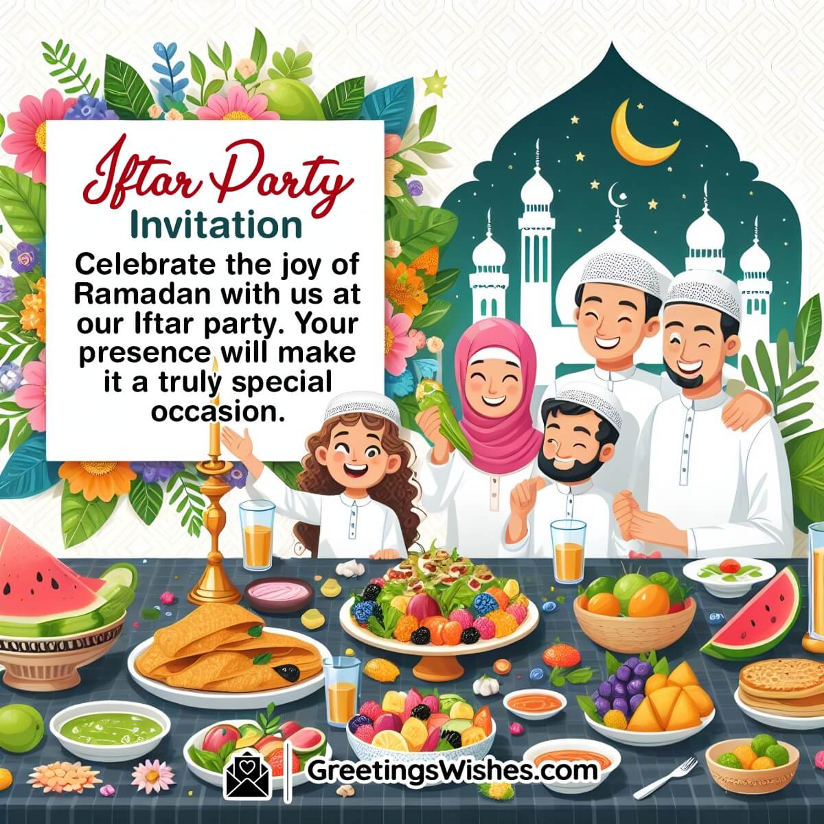 Iftar Party Invitation Card