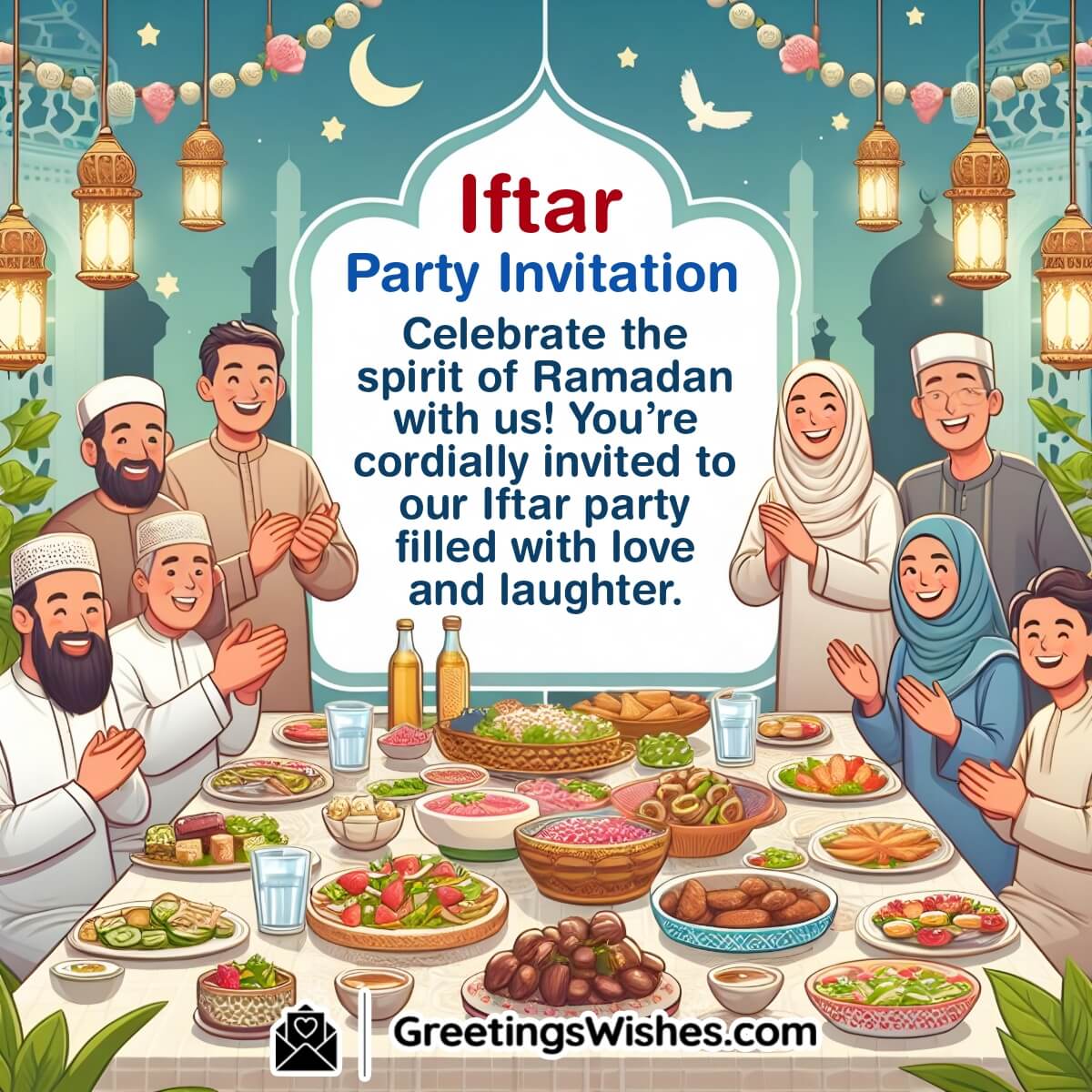 Iftar Party Invitation Messages