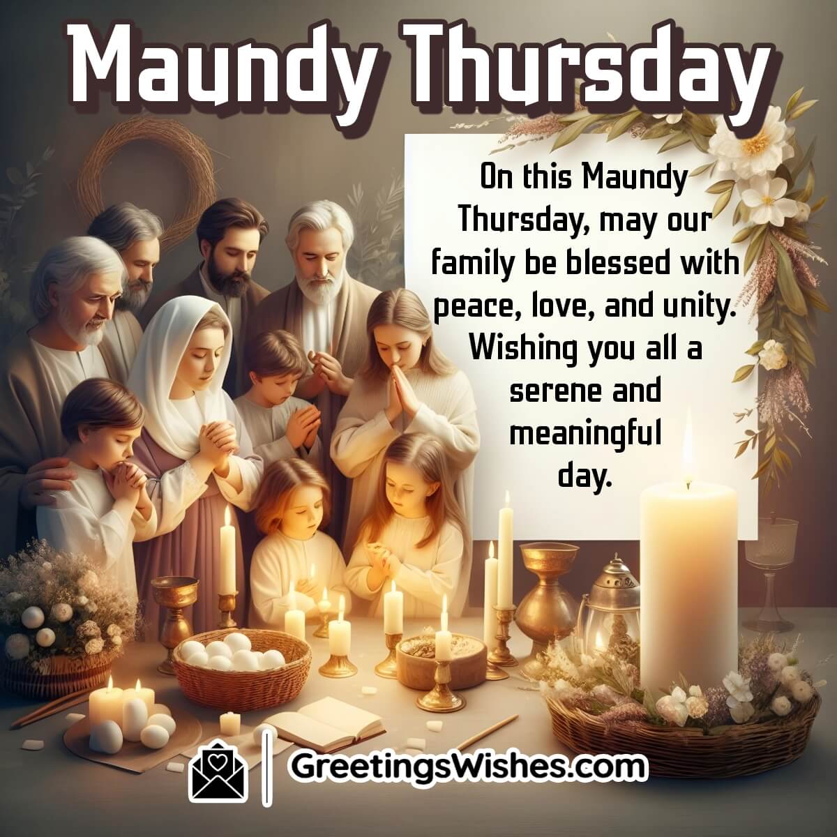 Maundy Thursday Wishes For Family