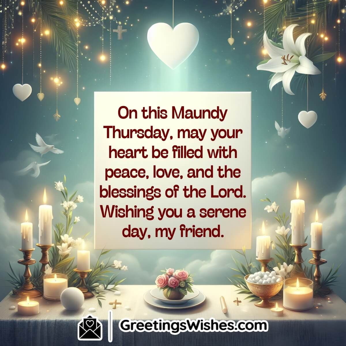 Maundy Thursday Wishes For Friends