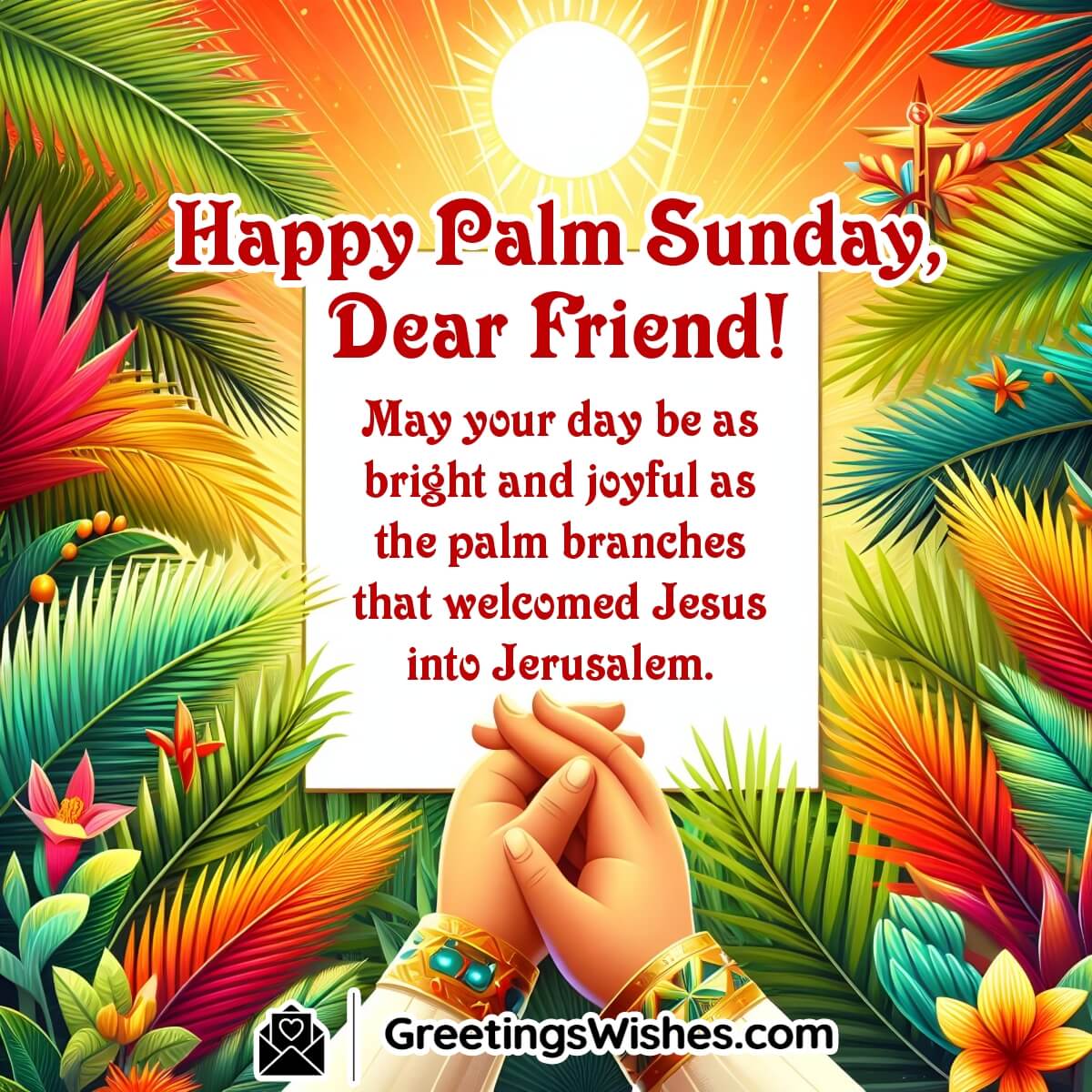 Palm Sunday Wishes For Friends