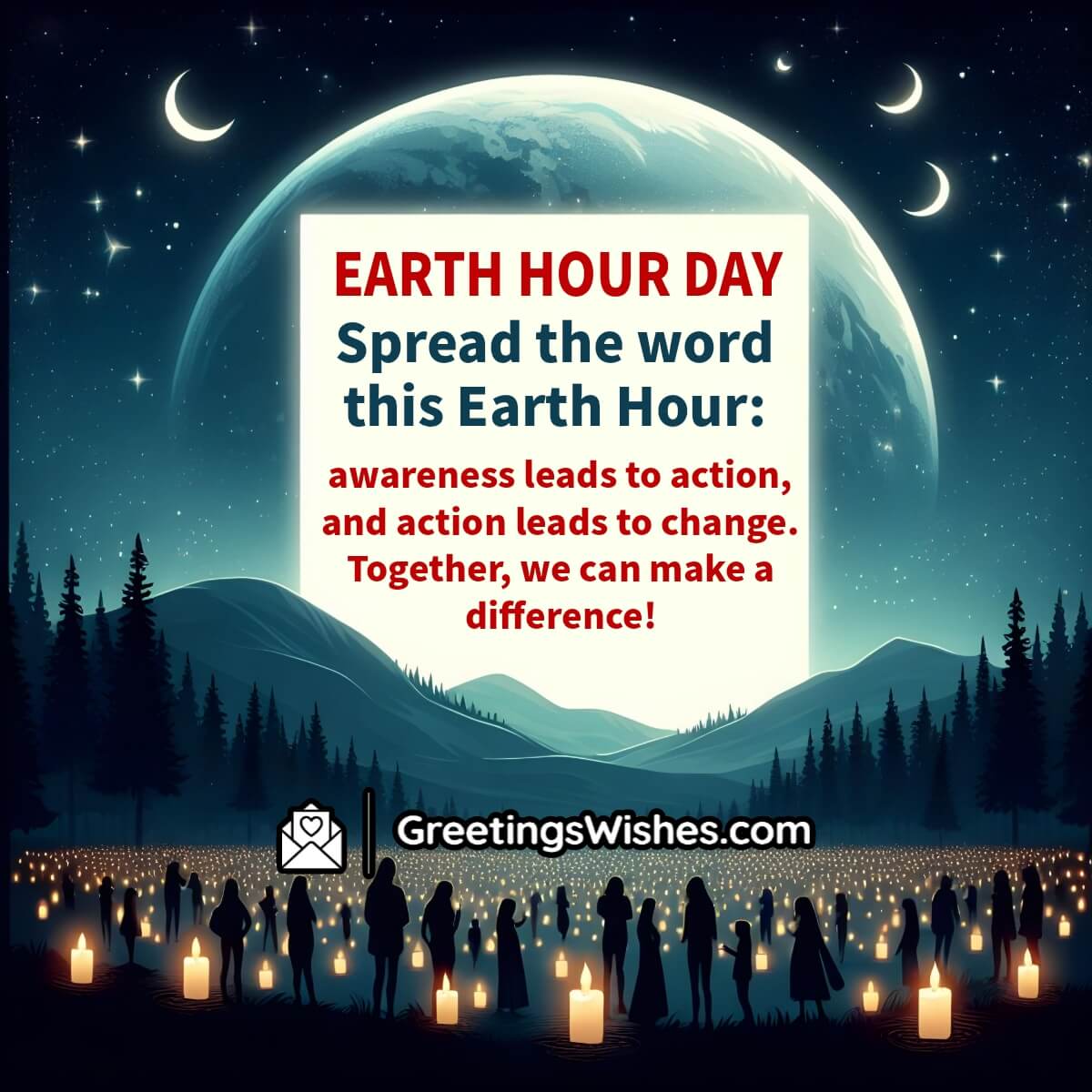 Spread Awareness About Earth Hour Day