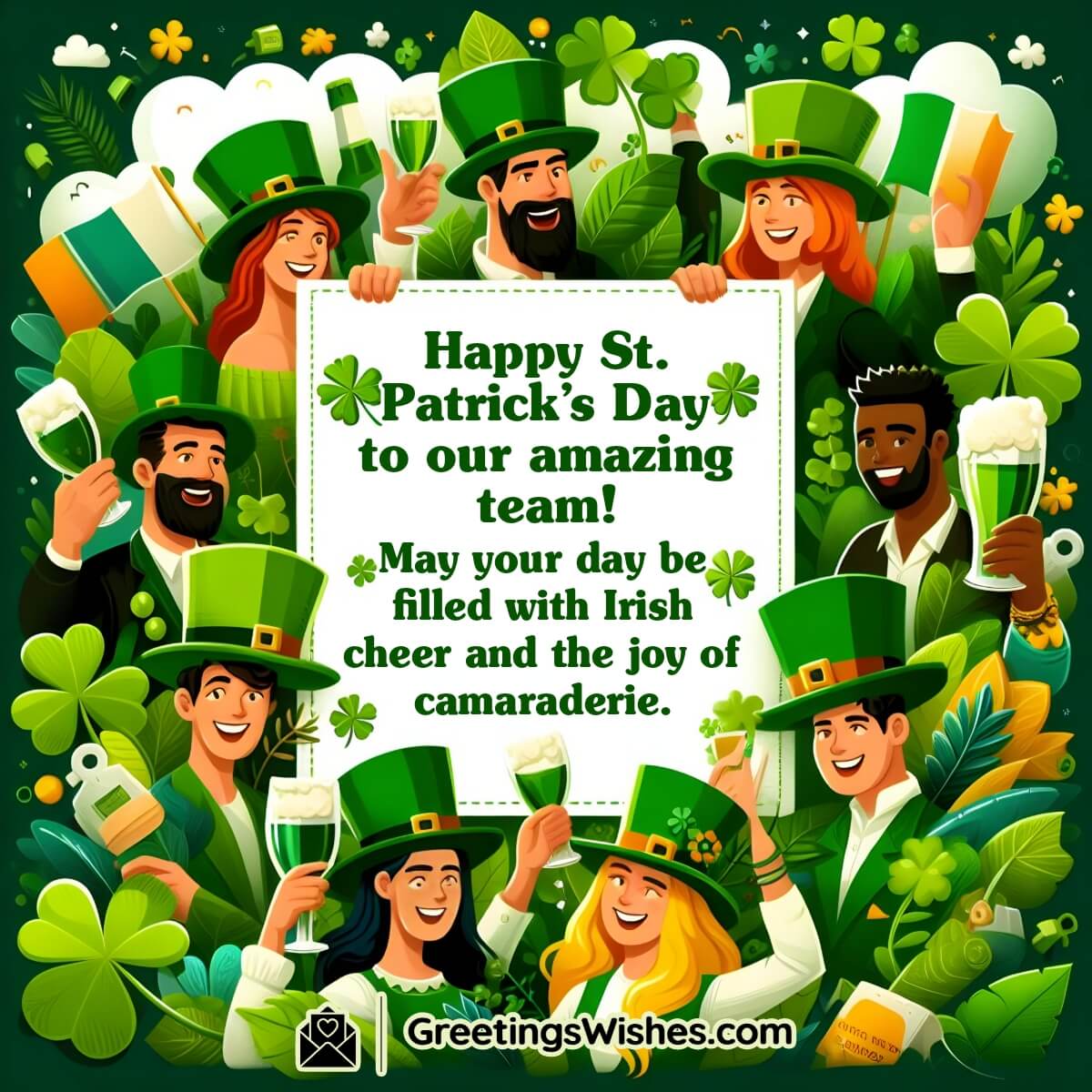 St. Patrick’s Day Wishes For Colleagues