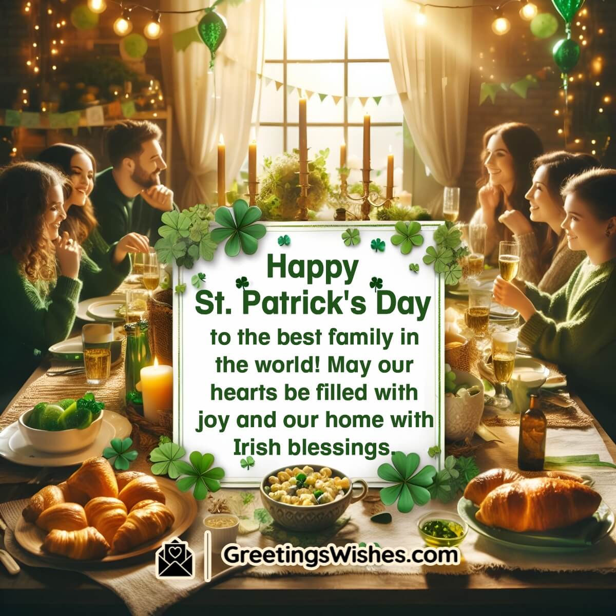 St. Patrick’s Day Wishes For Family