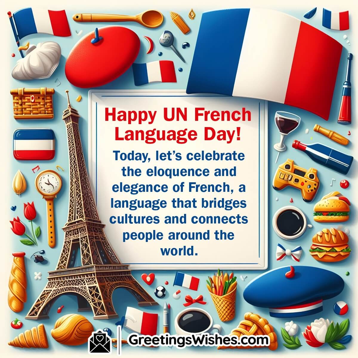 Un French Language Day Messages