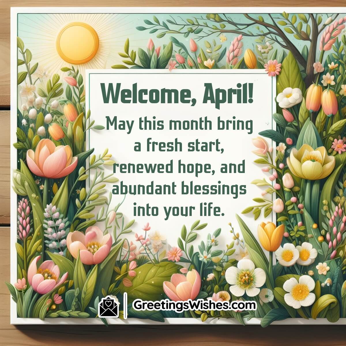 Happy April Month Wishes ( 01 April )