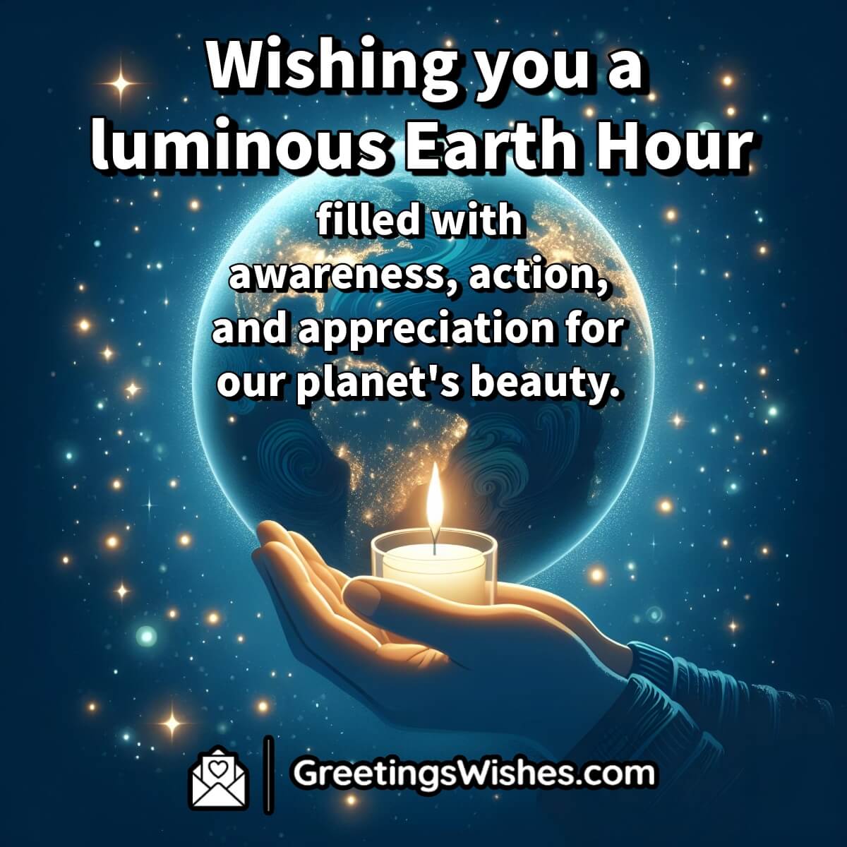 Wishing Earth Hour Image