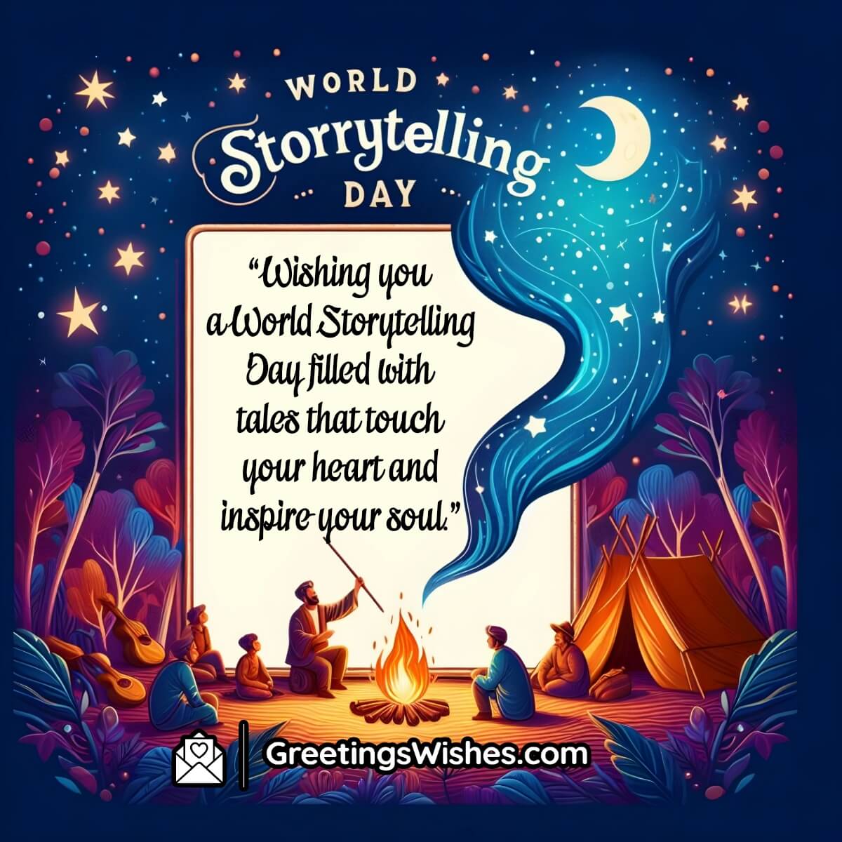 Wishing World Storytelling Day Message