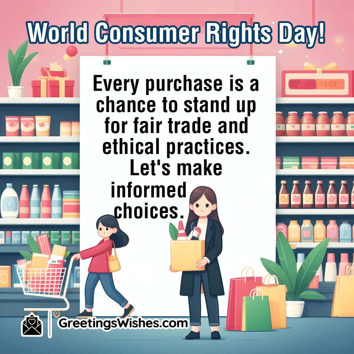 World Consumer Rights Day Message Pic