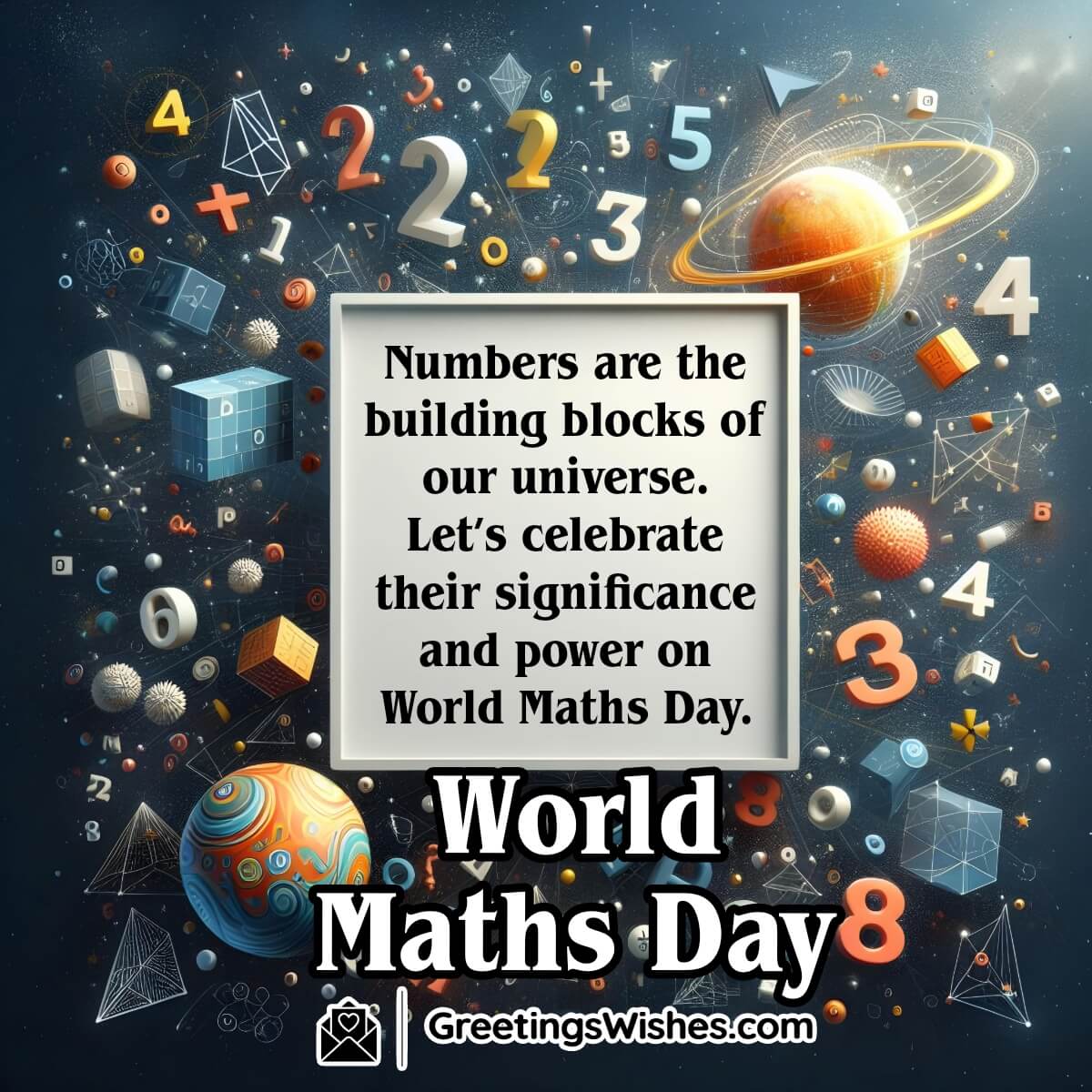World Maths Day Message