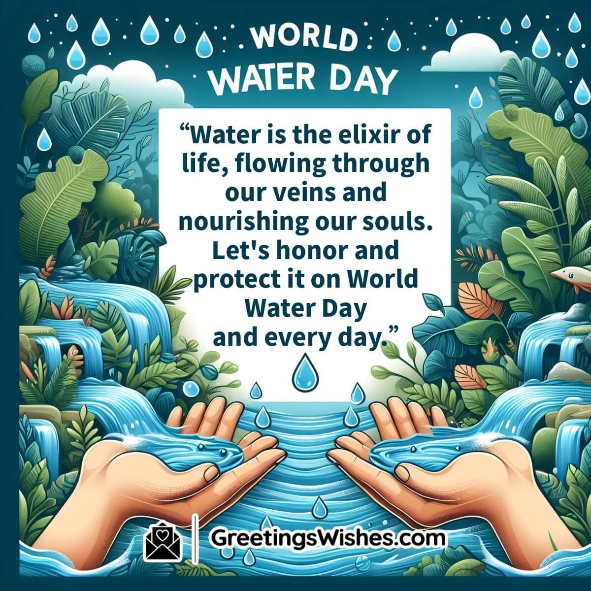 World Water Day Message Image