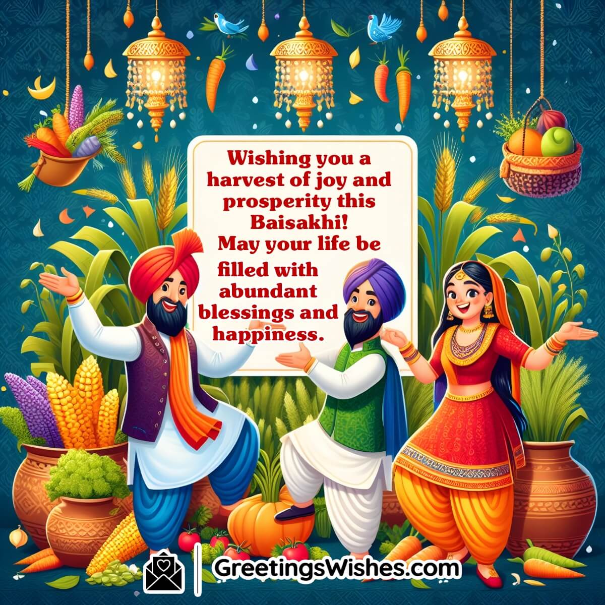 Baisakhi Wishes Messages ( 13 April )