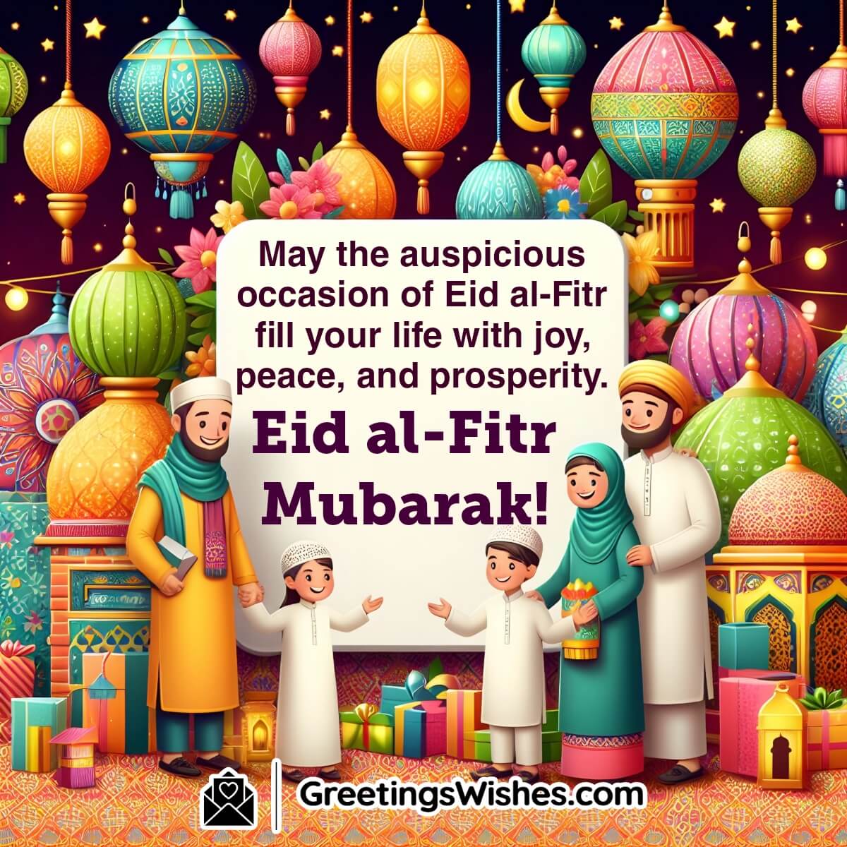 Eid Al Fitr Mubarak Wish