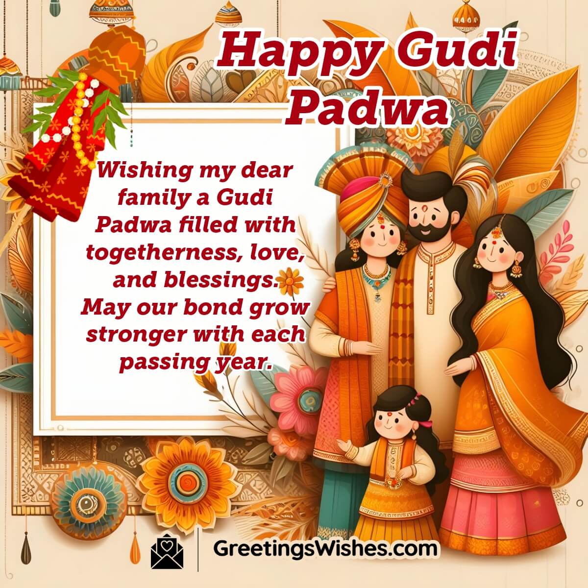 Gudi Padwa Wishes For Family