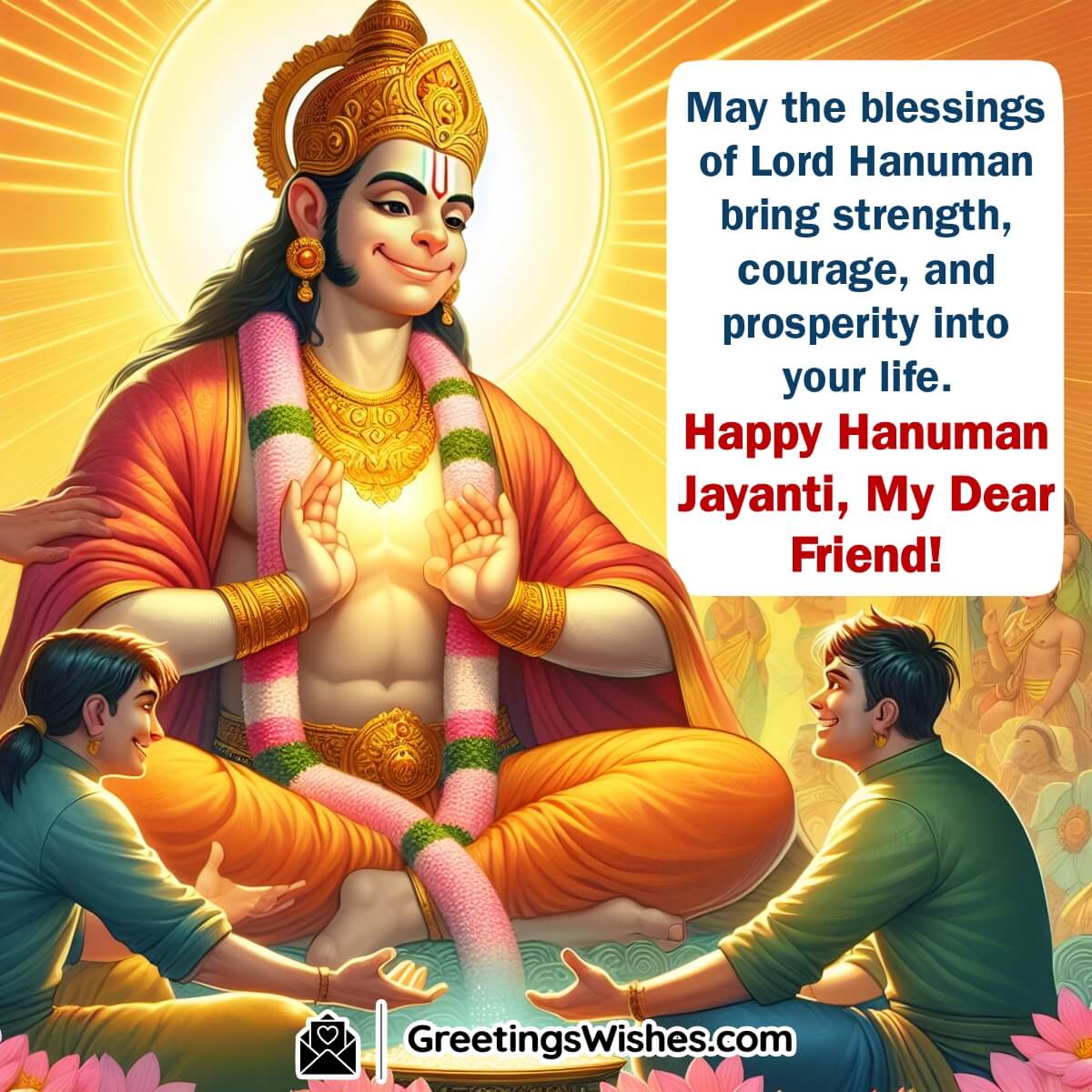 Hanuman Jayanti Blessings For Friend
