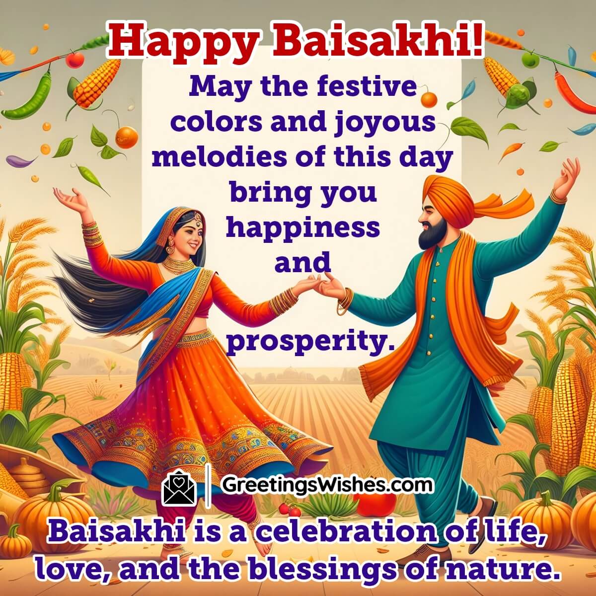 Happy Baisakhi Message Pic