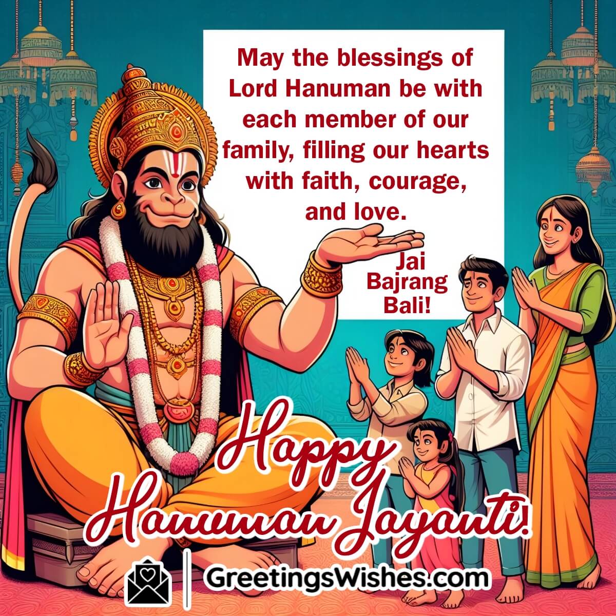 Happy Hanuman Jayanti Blessings For Family