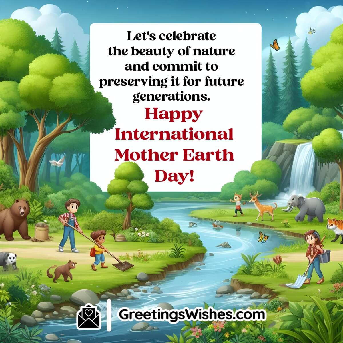Happy International Mother Earth Day Wish Pic