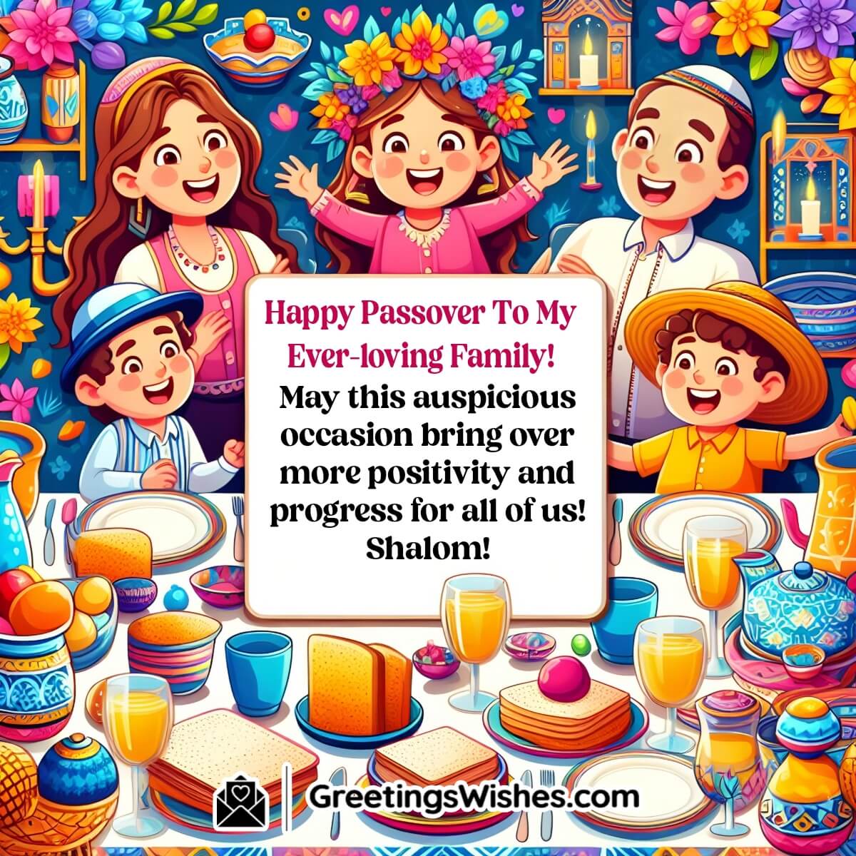 Happy Passover Wish For Family