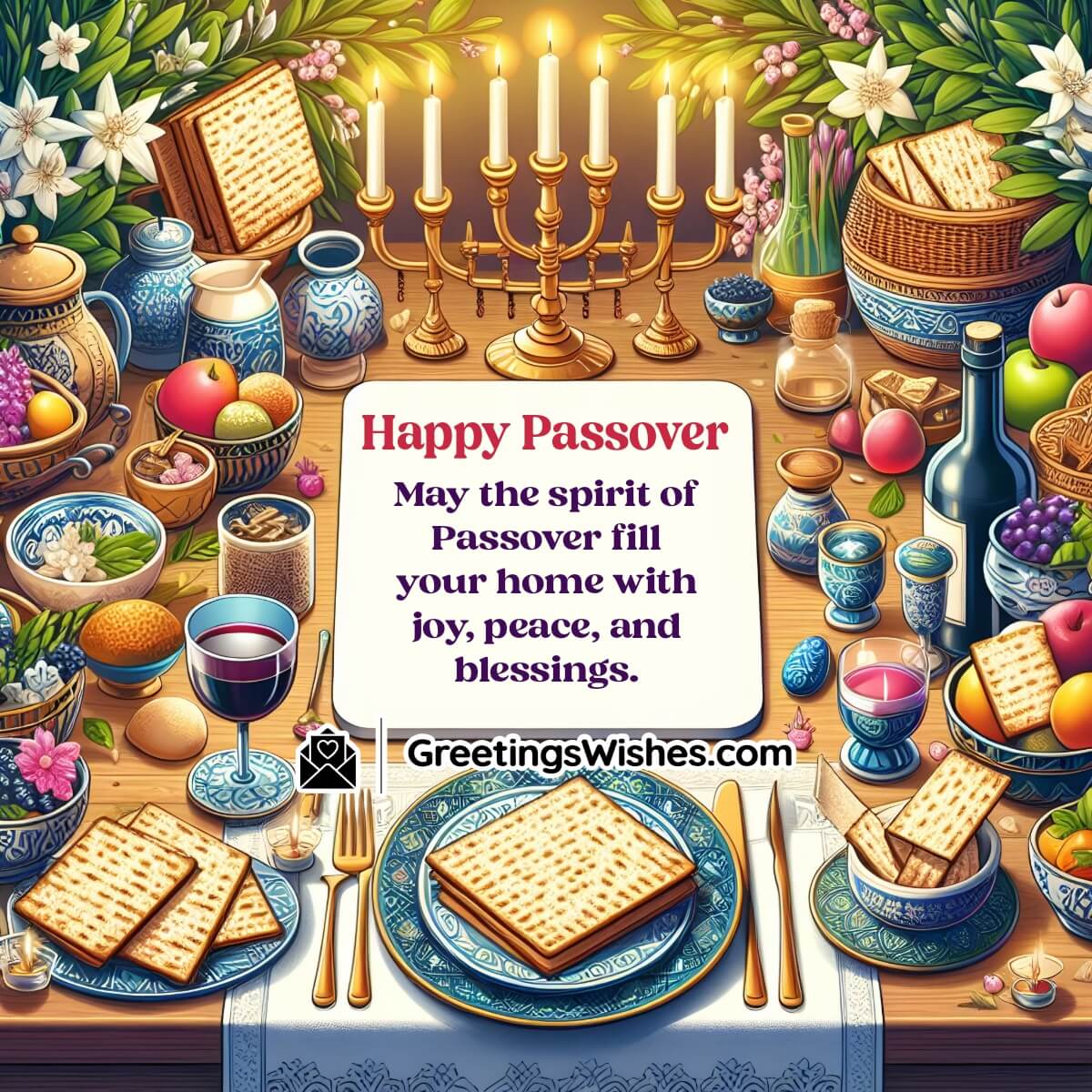 Happy Passover Wish Image