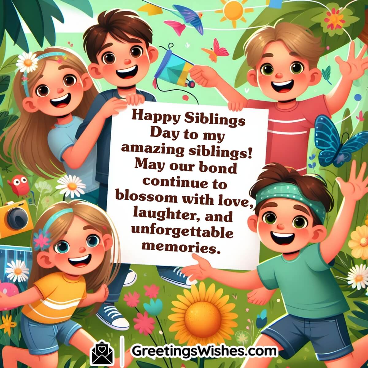 Happy Siblings Day Wishes