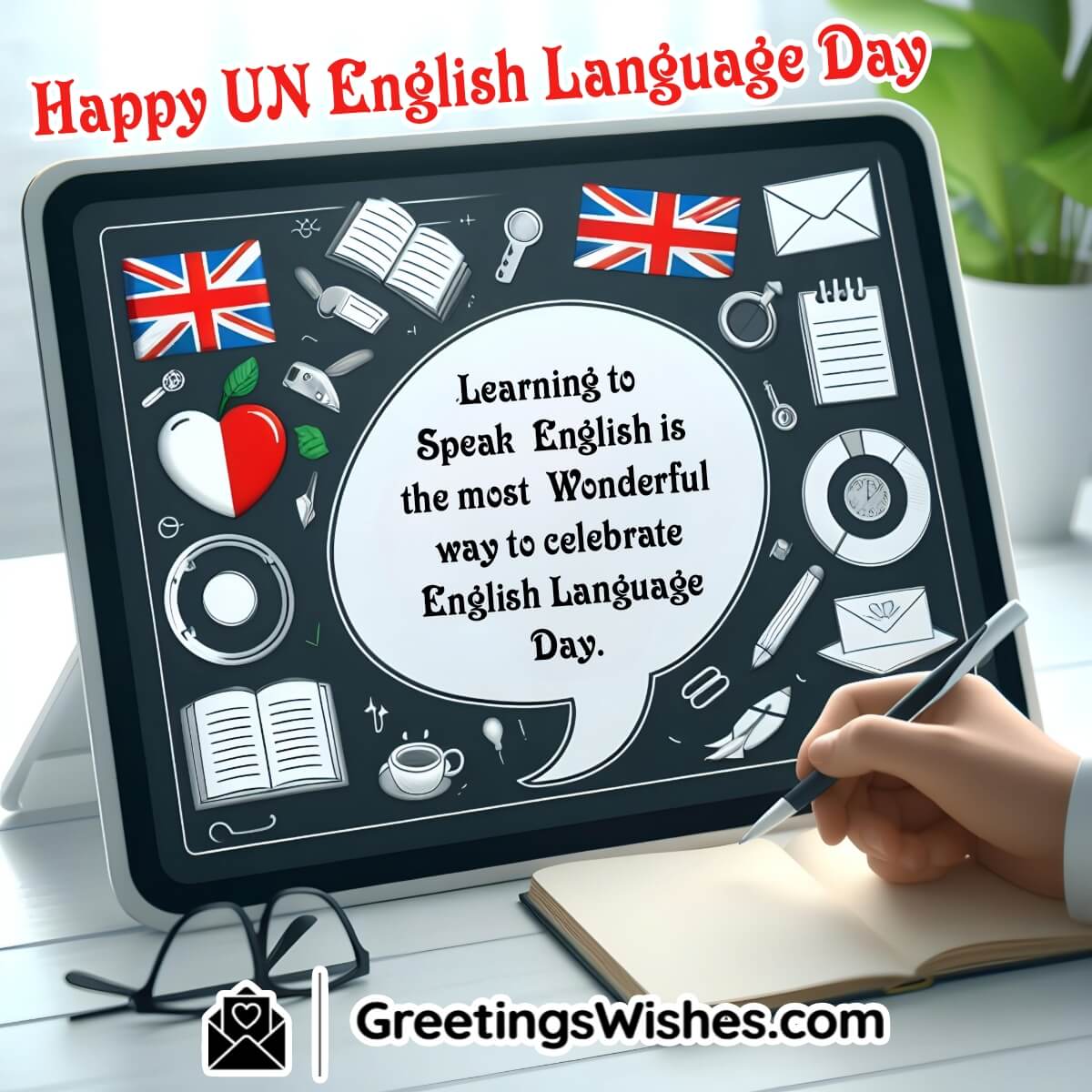Happy Un English Language Day Quote