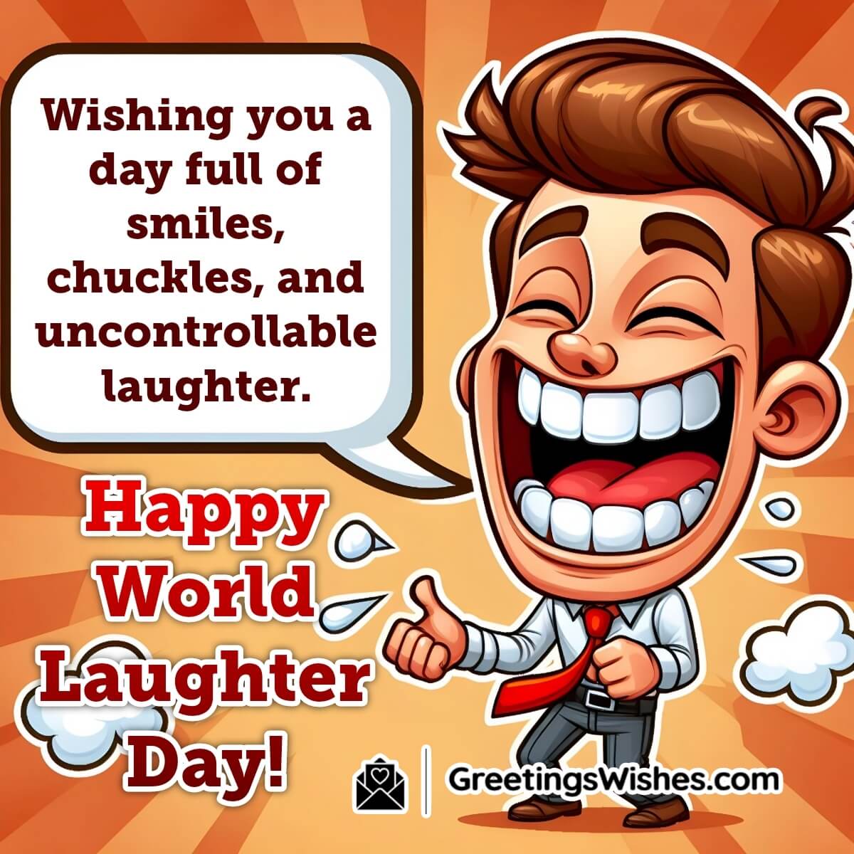 Happy World Laughter Day Wish Pic