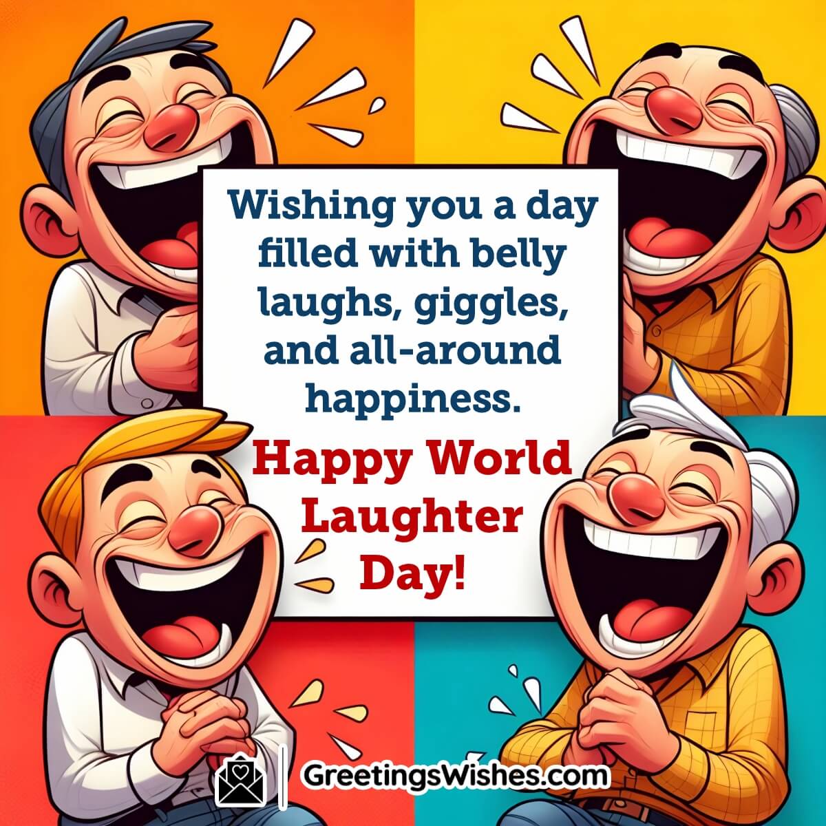 Happy World Laughter Day Wishes