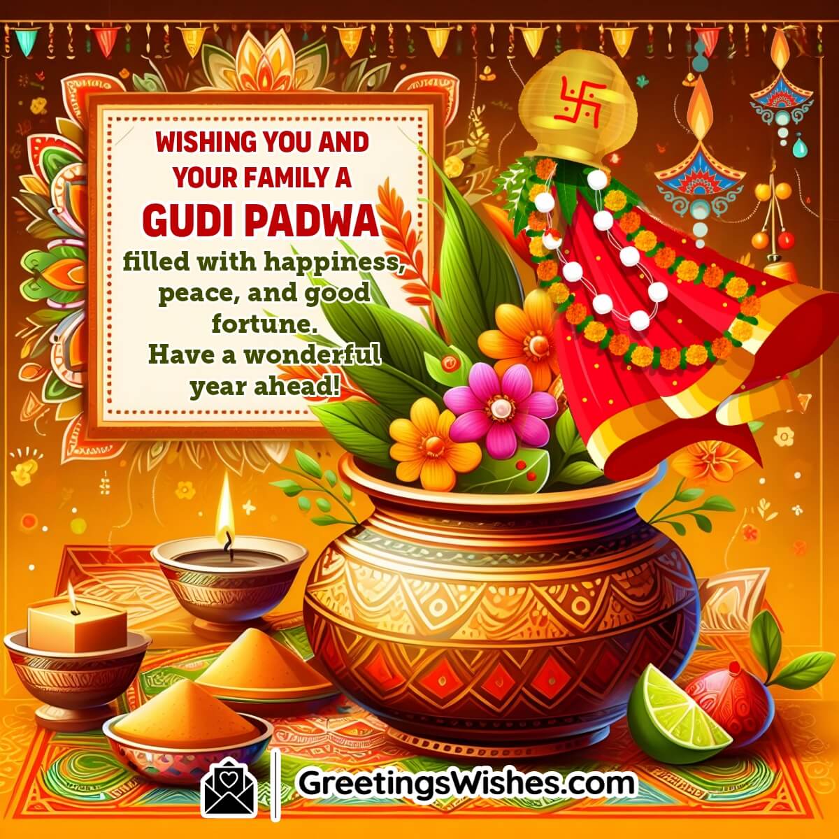 Wishing Happy Gudi Padwa