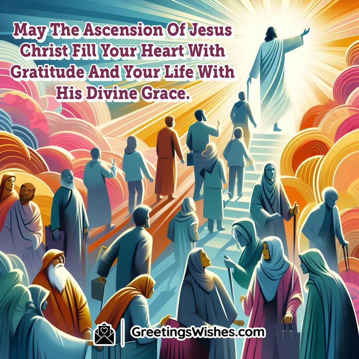 Ascension Day Wish Image