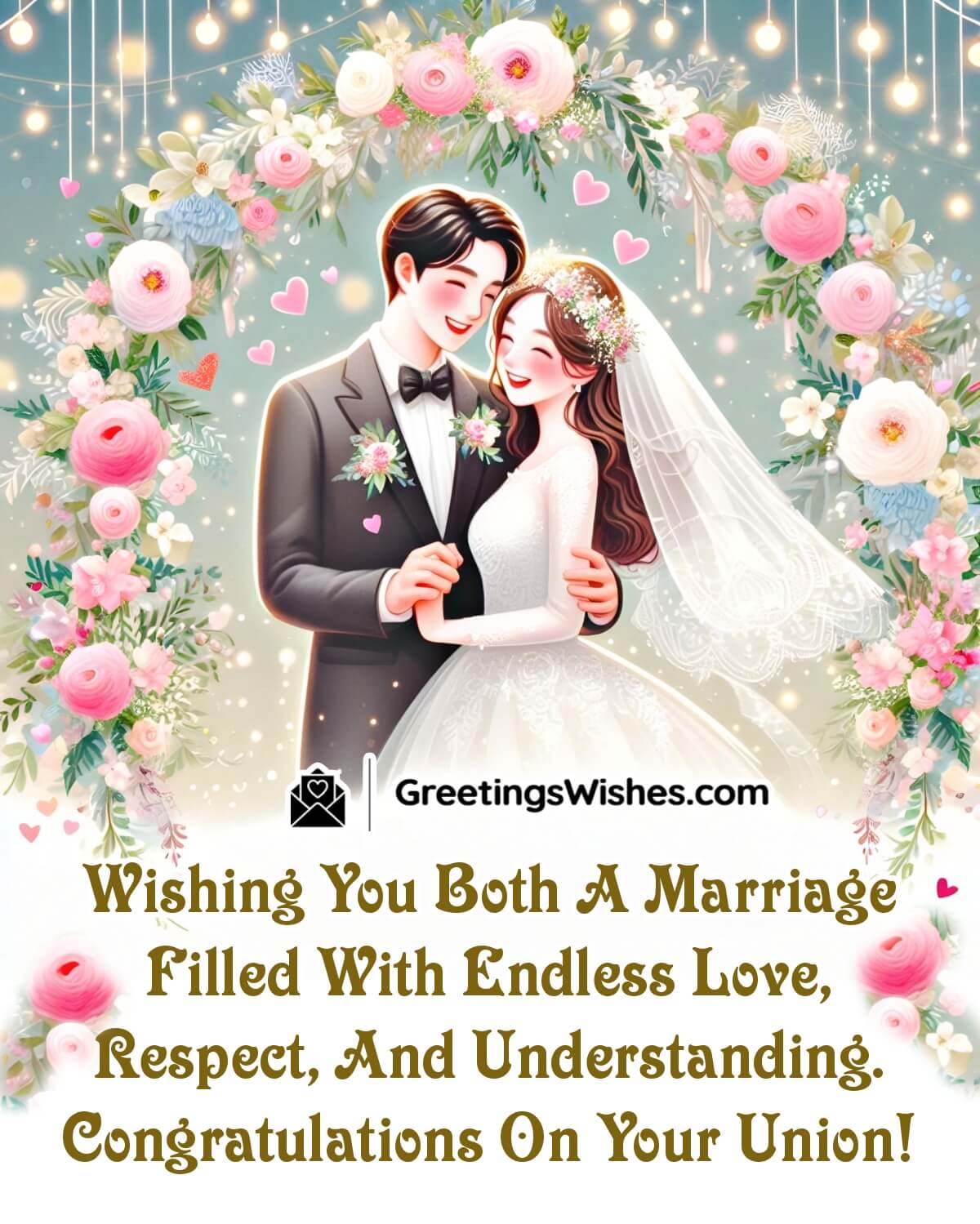 Congratulation Wish To The Newlyweds!