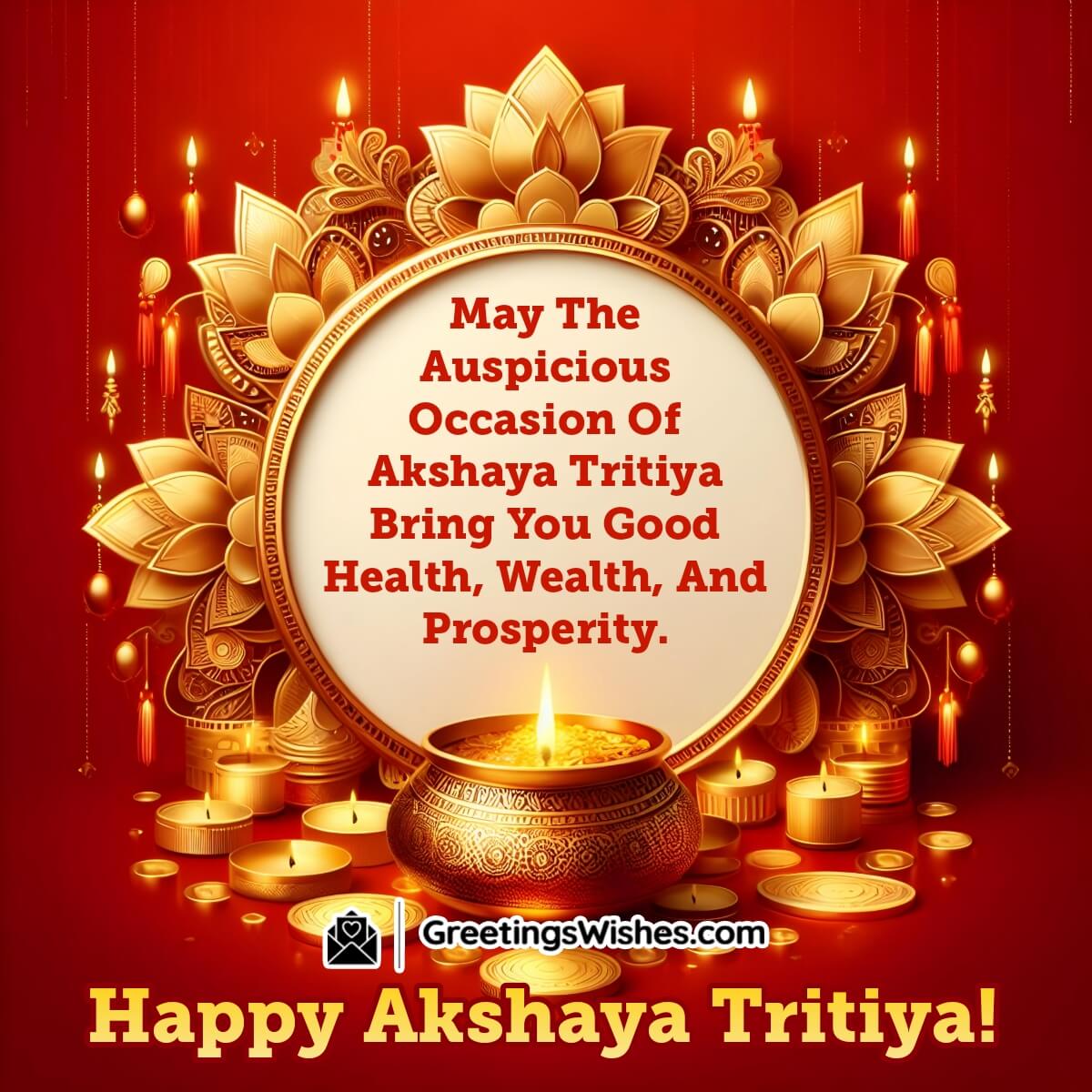 Happy Akshaya Tritiya Wish Image