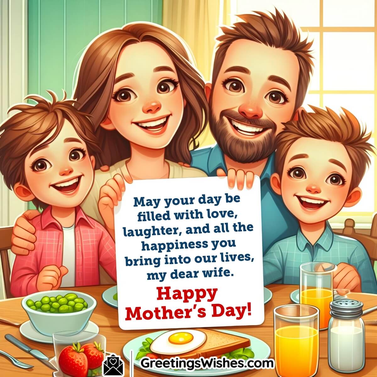 Happy Mother’s Day Wish For Wife