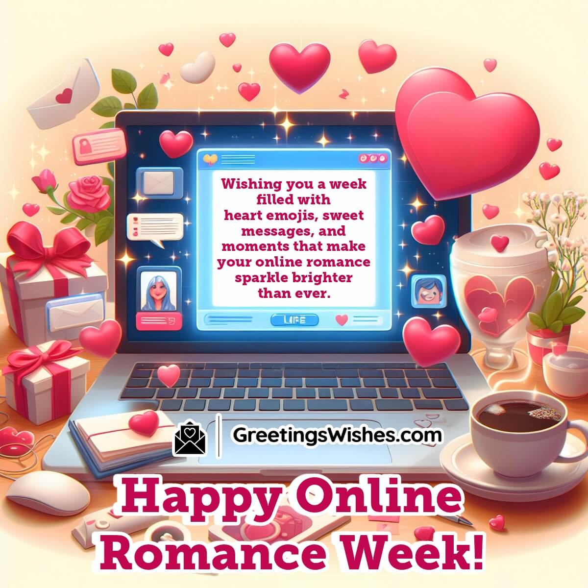 Happy Online Romance Week Wish