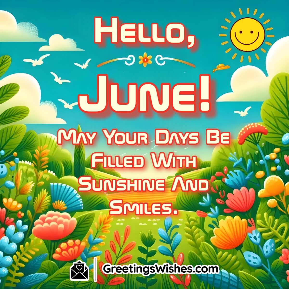 Hello June Month Wishes
