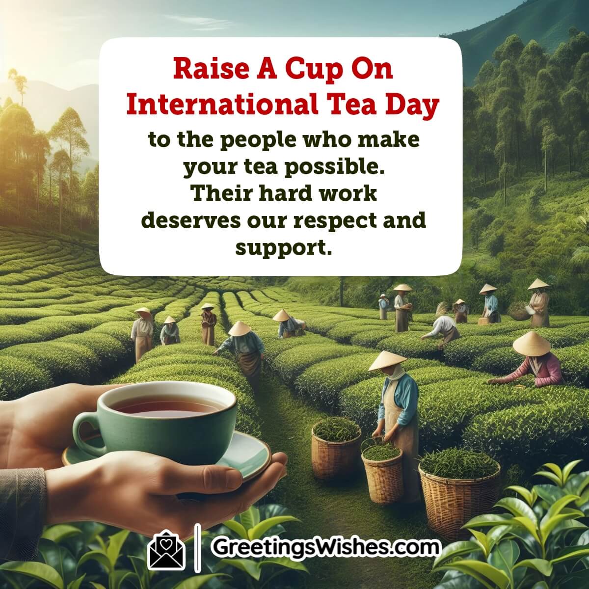 International Tea Day Message For Whatsapp