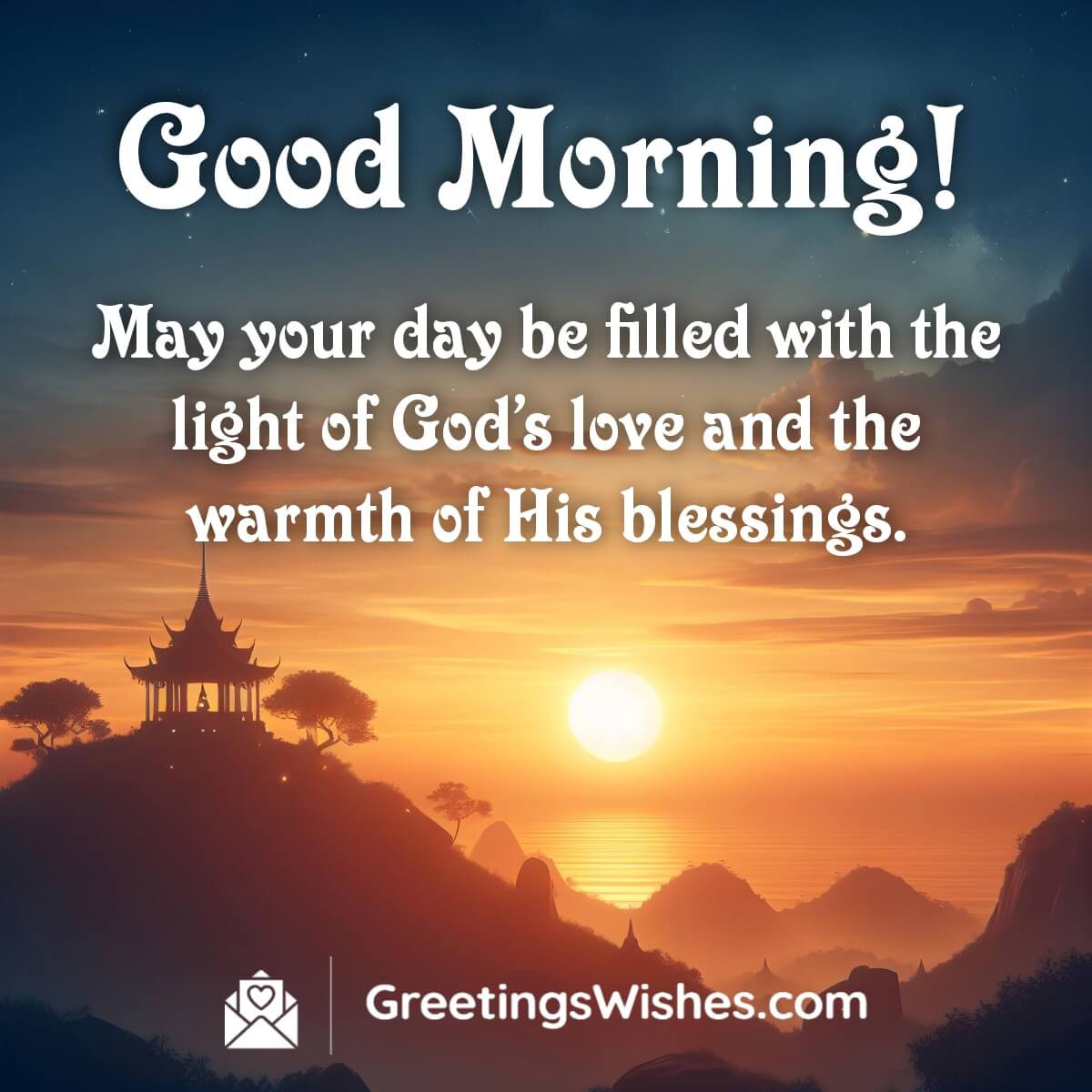 Morning Blessings Embracing God's Love
