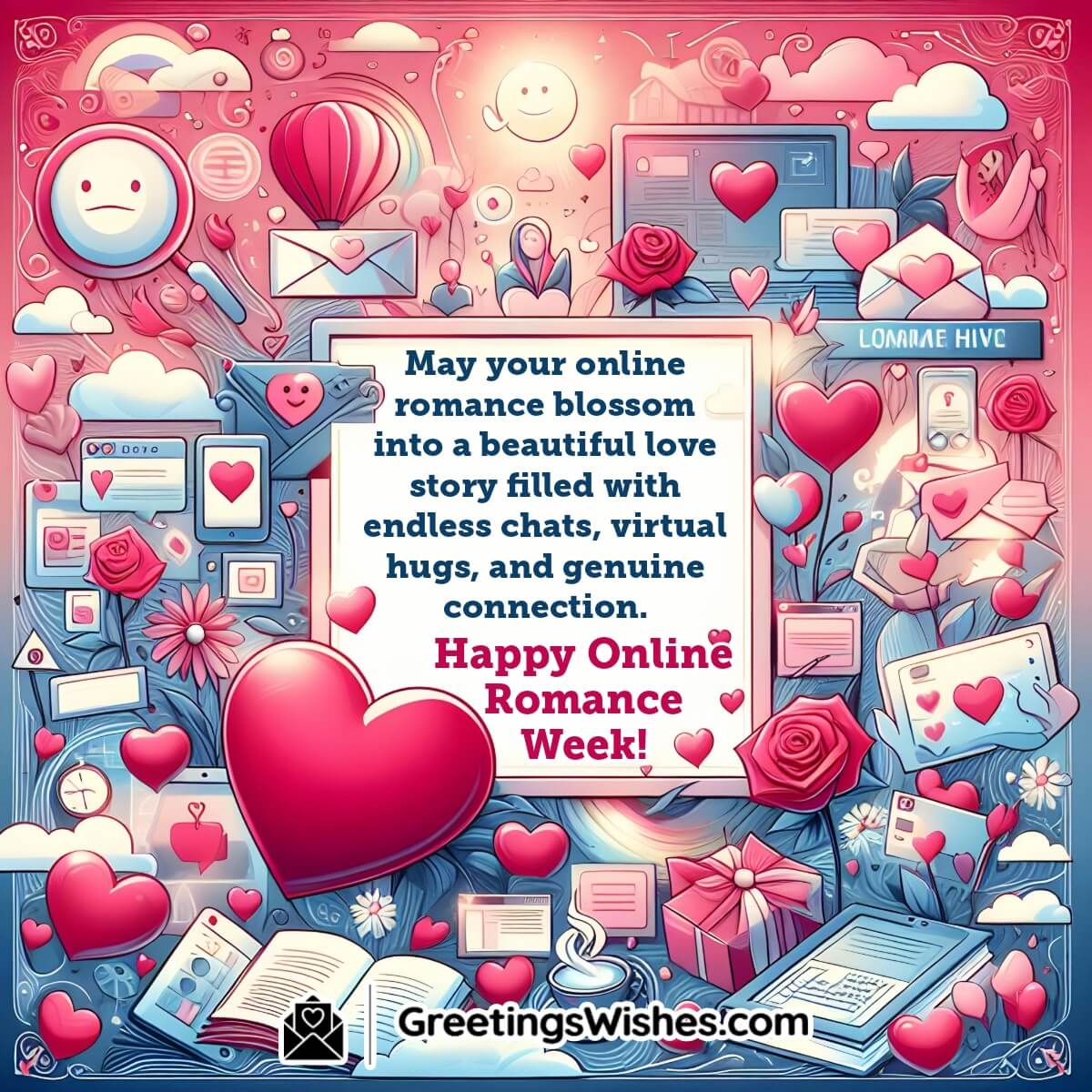 Online Romance Week Wishes Messages