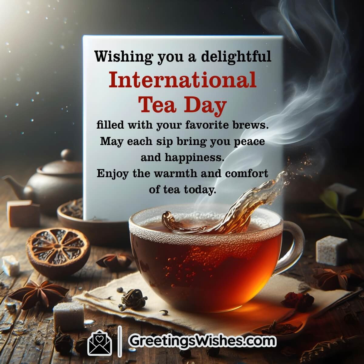 Wishing Delightful International Tea Day