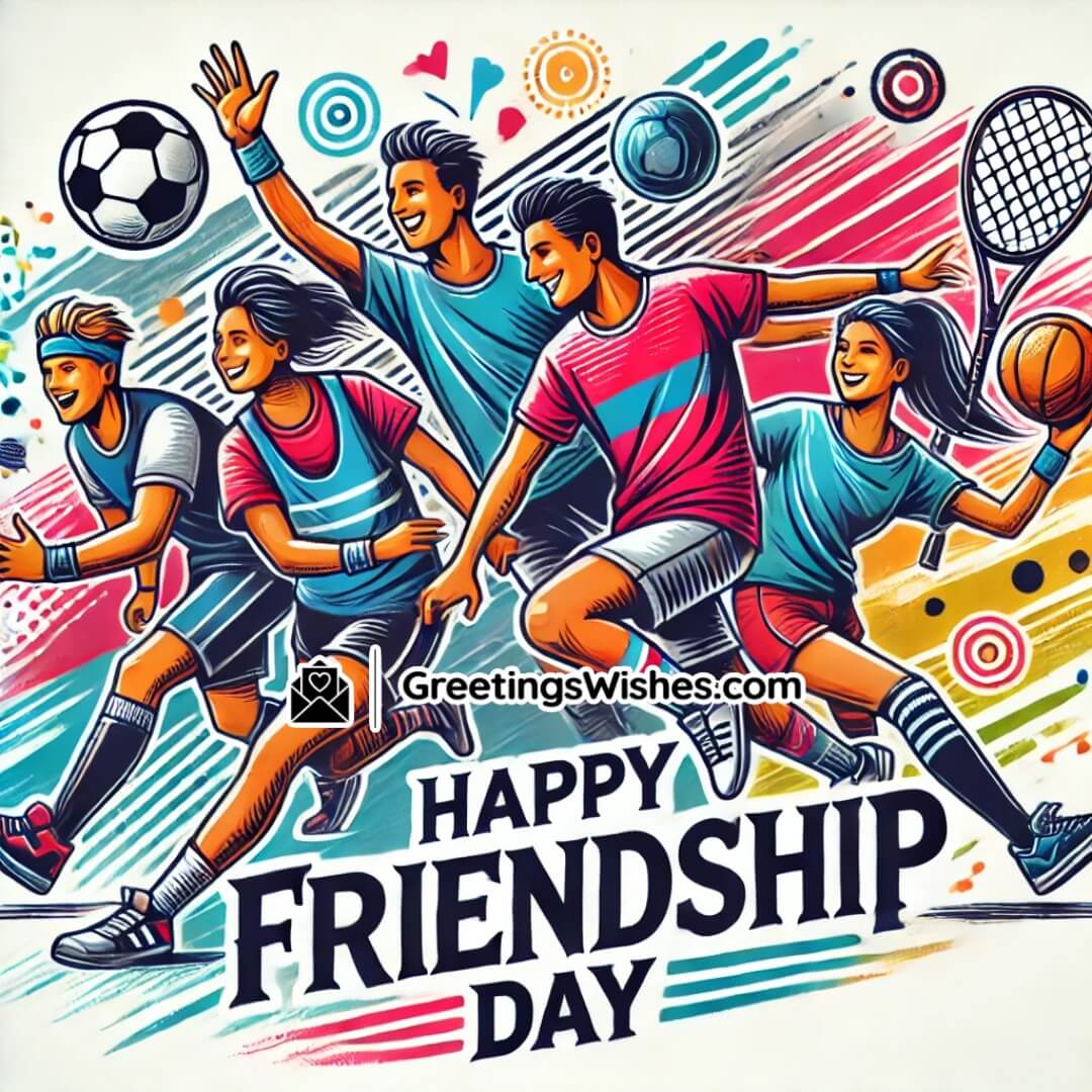 Happy Friendship Day Sports Day Picture