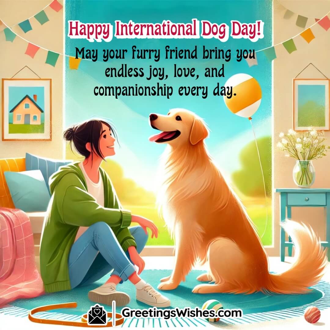 Happy International Dog Day Wishes